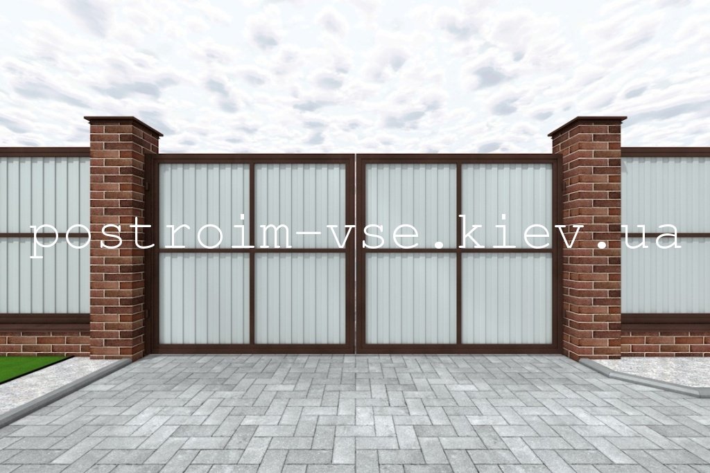 Монтаж автоматики роспашных ворот. Установка автоматики для роспашных